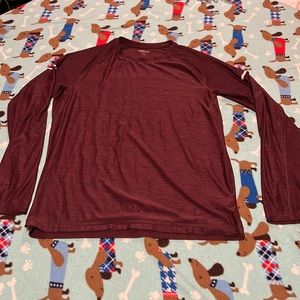 Old navy active long sleeve - maroon size s